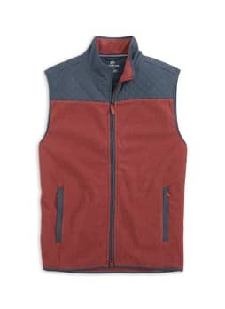 Southern Tide Men's Tuscany Red Hucksley Vest