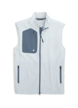 Southern Tide Men's Platinum Grey Bowline Performance Vest