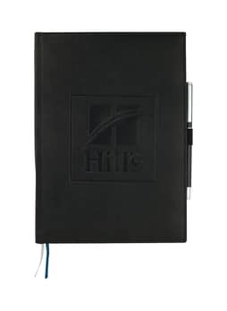 Journalbooks Black 7" x 10" Vicenza Large Bound Notebook