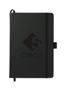 Journalbooks Black 5.5" x 8.5" Cactus Leather Bound Notebook