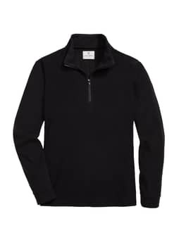 Dudley Stephens Men's Black Duffield Terry Pullover