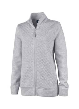 Charles River Women's Heather Grey Franconia Quilted Jacket