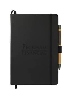 Journalbooks Black 5.5'' x 8.5'' Cactus Leather Bound Set