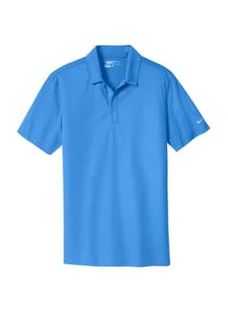 Nike Men's Brisk Blue Dri-FIT Embossed Tri-Blade Polo