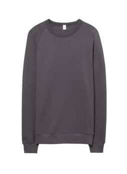 Alternative Men's Dark Grey Champ Washed French Terry Crewneck Sweatshirt