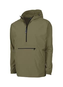 Charles River Men's Olive Unisex Pack n Go Pullover