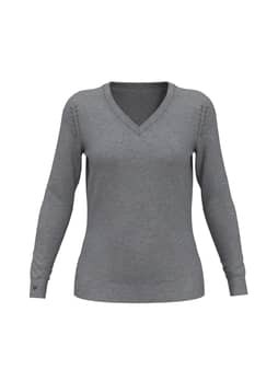 Callaway Women's Steel Heather V-Neck Sweater