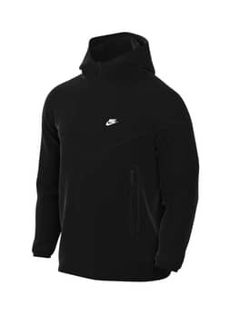 Nike Men's Black Tech Fleece Full-Zip Windrunner Hoodie