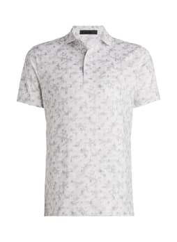 G/FORE Men's Snow Mapped Icon Camo Tech Jersey Polo