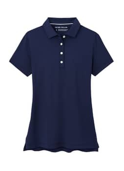 Peter Millar Women's Navy Button Polo