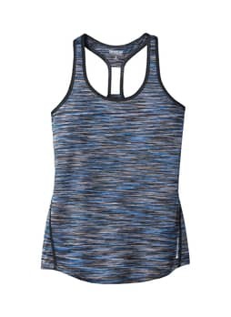 OGIO Women's Electric Blue Space Dye ENDURANCE Verge Racerback Tank