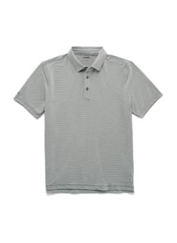 Linksoul Men's Anchor Micro Stripe Monterey Polo