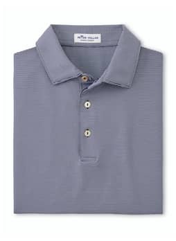 Peter Millar Men's Navy Jubilee Striped Polo