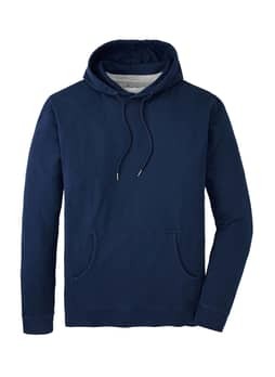 Peter Millar Men's Navy Essential Lava Wash Hoodie