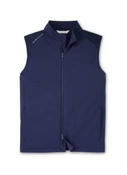 Peter Millar Men's Navy Fuse Hybrid Vest