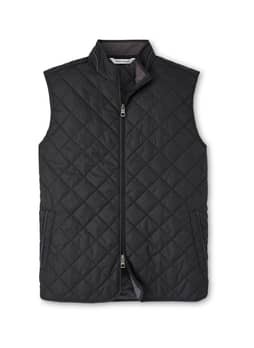 Peter Millar Men's Black Essex Vest