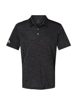 Adidas Men's Black Melange Sport Polo