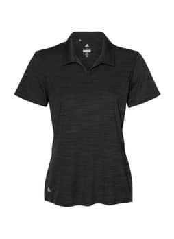 Adidas Women's Black Melange Sport Polo