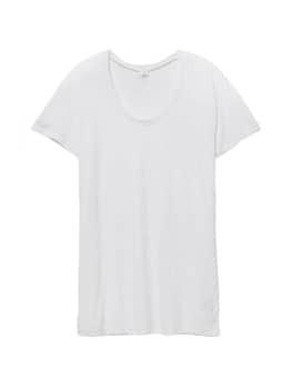 Alternative Women's White Kimber Slinky Jersey T-Shirt