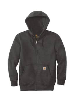 Carhartt Men's Carbon Heather Rain Defender Paxton Heavyweight Hooded Zip-Front Sweatshirt