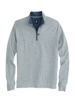 Johnnie-O Men's Light Gray Sully Quarter-Zip