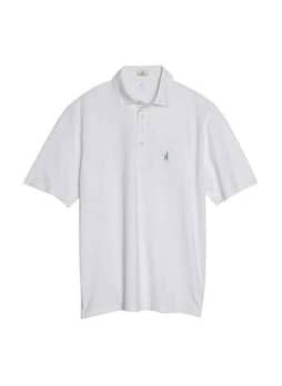 Johnnie-O Men's White Original 4-Button Polo