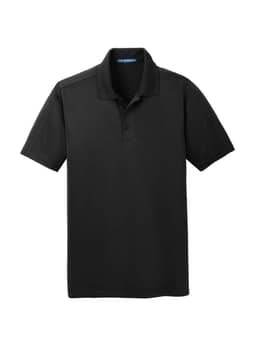 Port Authority Men's Black Diamond Jacquard Polo