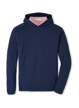 Peter Millar Men's Navy Pine Performance Hoodie