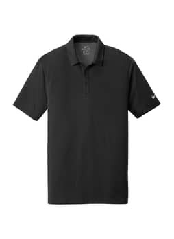 Nike Men's Black Dri-FIT Hex Textured Polo