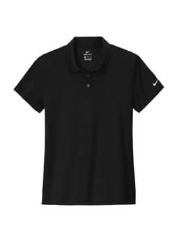 Nike Women's Black Dry Essential Solid Polo