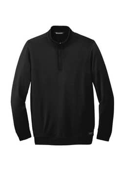 TravisMathew Men's Black Newport Fleece Quarter-Zip