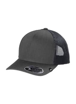 TravisMathew Black Heather Cruz Trucker Hat