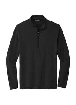 TravisMathew Men's Black Crestview Quarter-Zip