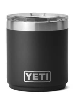 YETI Black Rambler 10 oz Stackable Lowball Tumbler