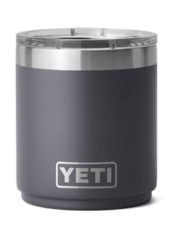 YETI Charcoal Rambler 10 oz Stackable Lowball Tumbler