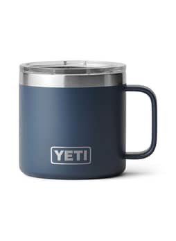 YETI Navy Rambler 14 oz Mug with Magslider Lid