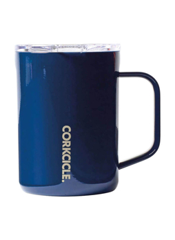 Corkcicle Gloss Navy 16 oz Coffee Mug