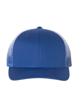 Richardson Royal / Royal Printed Mesh-Back Trucker Hat