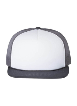 Richardson White / Charcoal Foam Trucker Hat