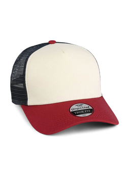 Imperial Vanilla / Red Ribbon / Dark Navy The North Country Trucker Hat