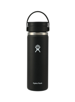 Hydro Flask Black Wide Mouth With Flex Sip Lid 20oz.