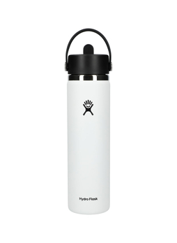 Hydro Flask White Wide Mouth with Flex Straw Cap 24oz.