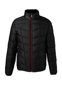 Spyder Men's Black / Red Pelmo Insulated Puffer Jacket