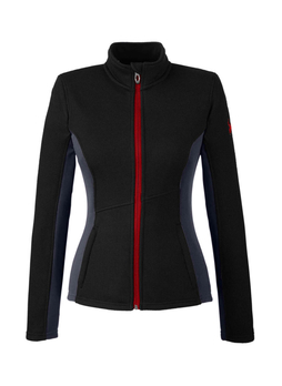 Spyder Women's Black / Polar / Red Constant Sweater Fleece Jacket