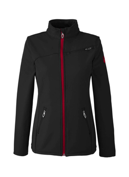 Spyder Women's Black / Red Transport Soft Shell Jacket
