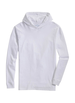 Vineyard Vines Men's White Cap Hoodie T-Shirt