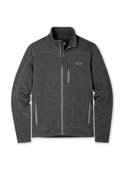Stio Men's Abyss Heather Wilcox Sweater Fleece Jacket