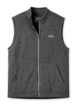 Stio Men's Abyss Heather Wilcox Fleece Vest