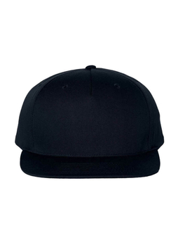 Richardson Black Richarson Pinch Front Twill Back Trucker Hat