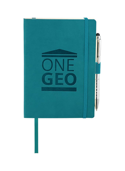 Journalbooks Turquoise 5" x 7" Revello Soft Bound Notebook